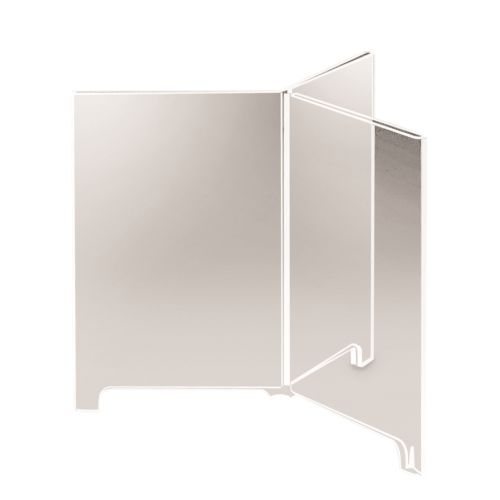 3-Wing Table Top Displayette, 4x6, Clear